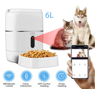 Smart Pet Food Feeder With HD Camera